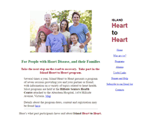 Tablet Screenshot of islandhearttoheart.ca